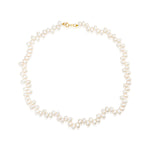 Load image into Gallery viewer, 18" Fresh-Water Rice Pearl Necklace
