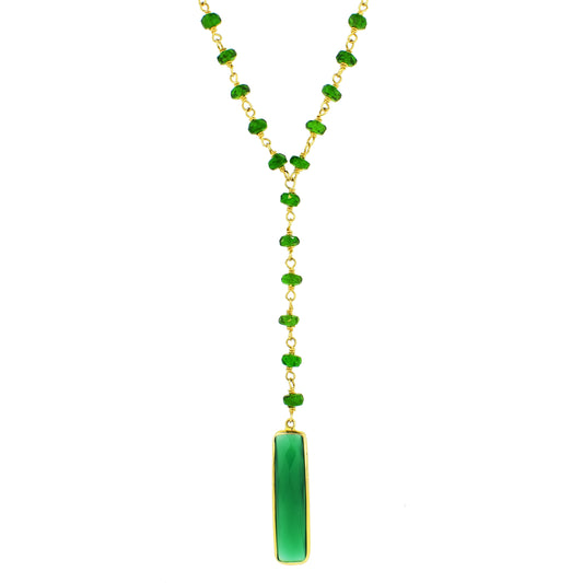 Nehita Green Onyx Necklace
