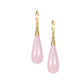 Nehita Pink Chalcedony Drop Earring