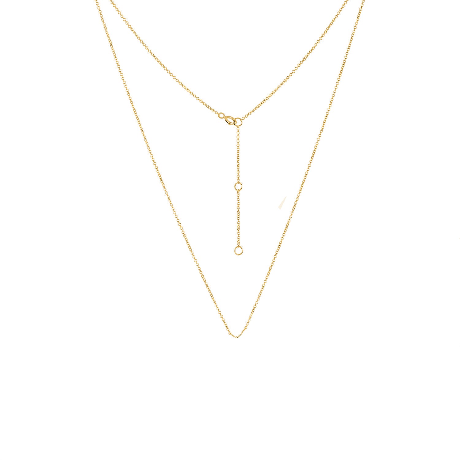 Luvbo Jewels Gallery Vintage Knot Gold Vermeil Adjustable Chain Necklace