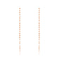 Rose Gold Endless Circle Earring