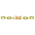 Load image into Gallery viewer, Fancy Peridot Gemstone Bracelet
