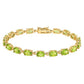 Fancy Peridot Gemstone Bracelet