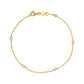 Nehita Two Tone Anklet