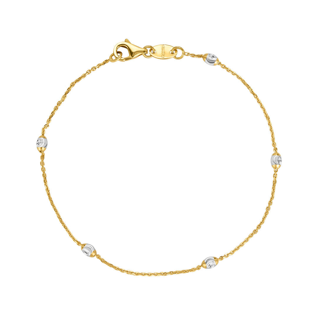 Nehita Two Tone Anklet