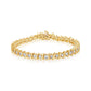 Nehita Yellow Gold & Diamond Tennis Bracelet