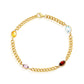 Nehita Swiss Multi-Gemstone Cuban Link Bracelet