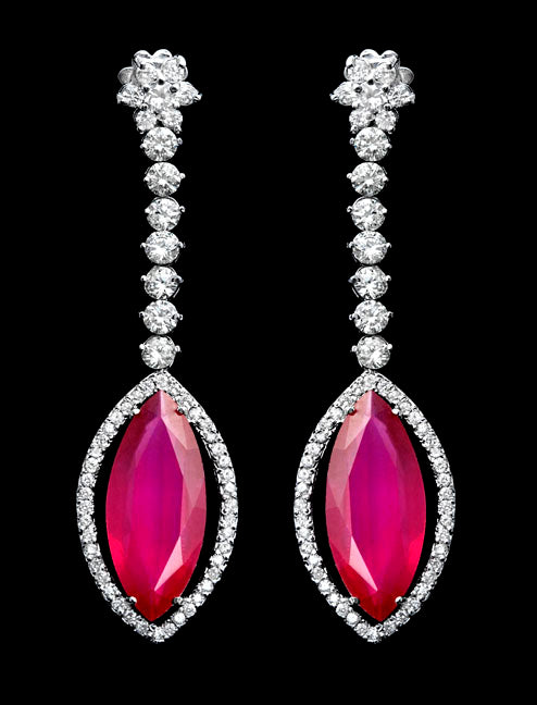 First Impression Custom Collection ~ Diamond & Ruby Earring