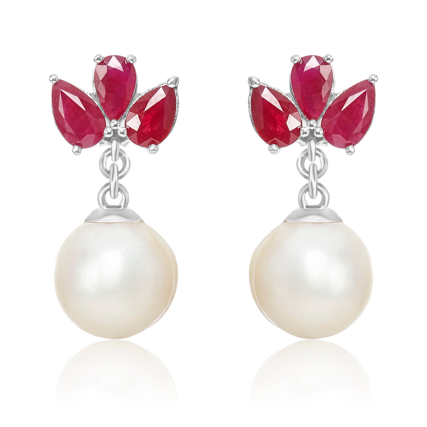 Draper James Ruby & Pearl Drop Earrings | The Summit at Fritz Farm