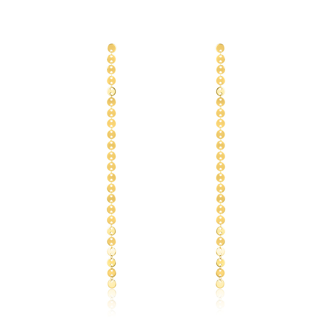 Rose Gold Endless Circle Earring