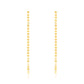 Yellow Gold Endless Circle Earring