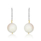 Diamond Shell Coral Earrings