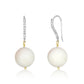 Diamond Shell Coral Earrings