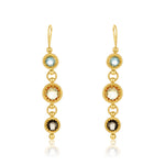 Load image into Gallery viewer, Triple Gemstone Earring
