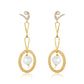 Nehita Gina Yellow Gold Pearl Earrings