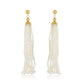 Nehita 10 Tassel Drop Pearl Earrings