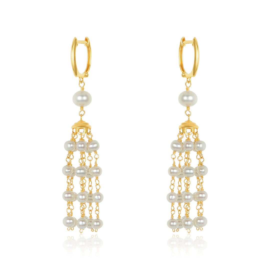 pearl and diamond earrings