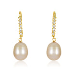 Load image into Gallery viewer, 14kt Yellow Gold Diamond Huggies

