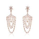Load image into Gallery viewer, Signature Collection ~ Multi Strand Dangling Diamond Earring
