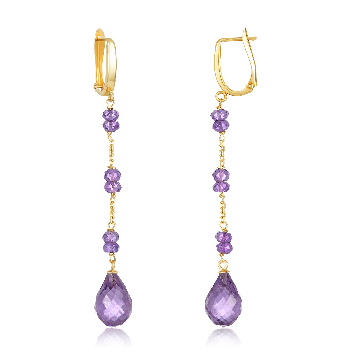 Amethyst Drop Earrings