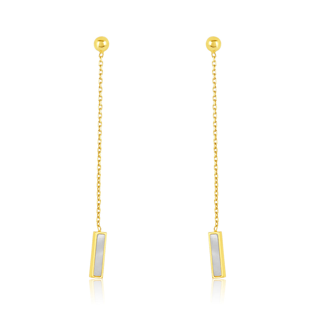 Moonstone Bar Earring