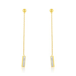 Load image into Gallery viewer, Moonstone Bar Earring
