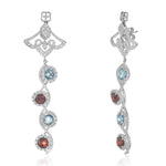 Load image into Gallery viewer, Sizzle Multi Diamond Earrings
