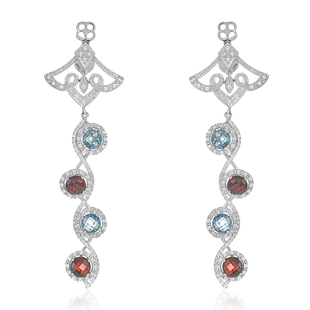 Sizzle Multi Diamond Earrings