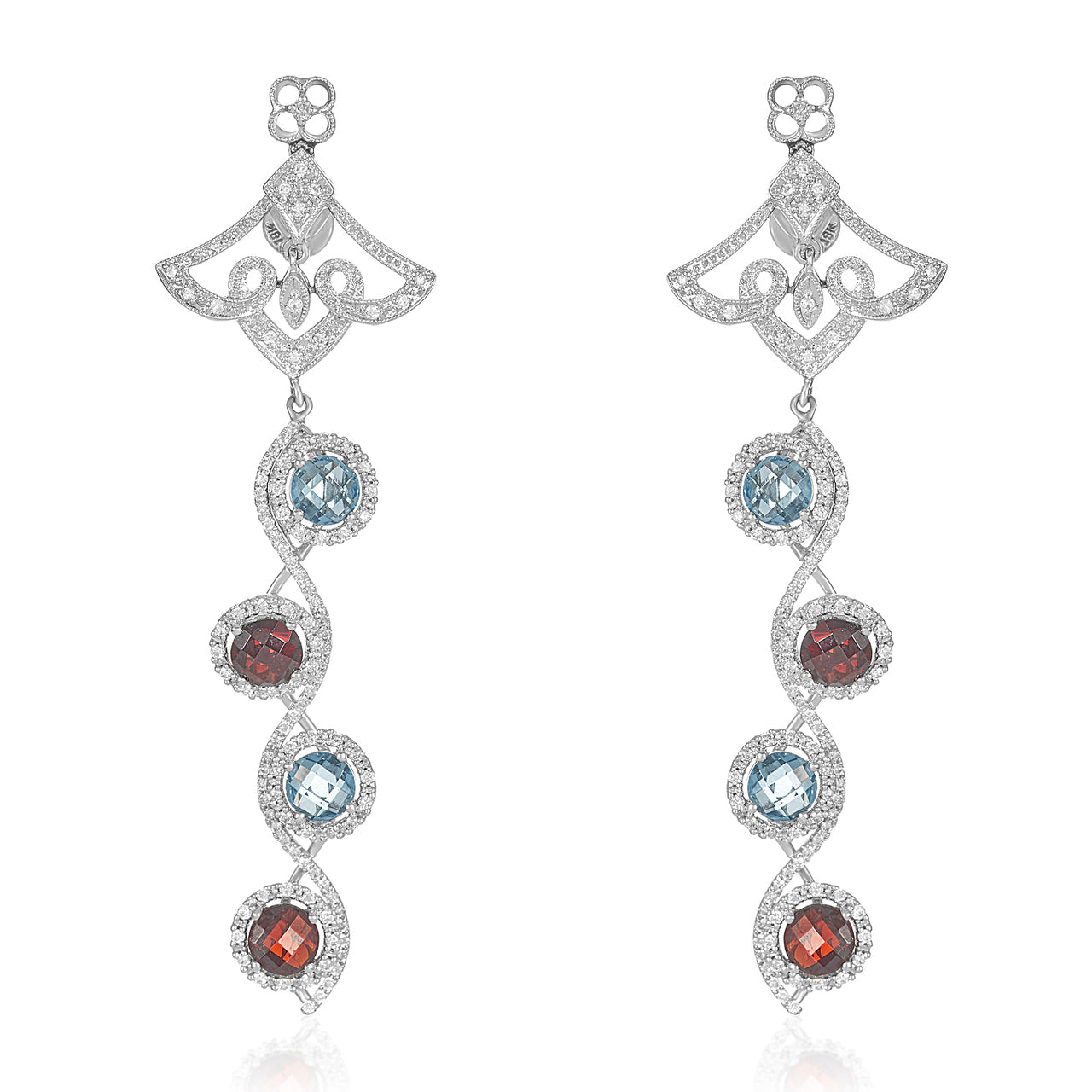 Sizzle Multi Diamond Earrings