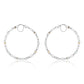 Nehita 55mm Gemstone Hoop Earring