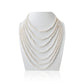 7 Layered Strand Pearl Necklace