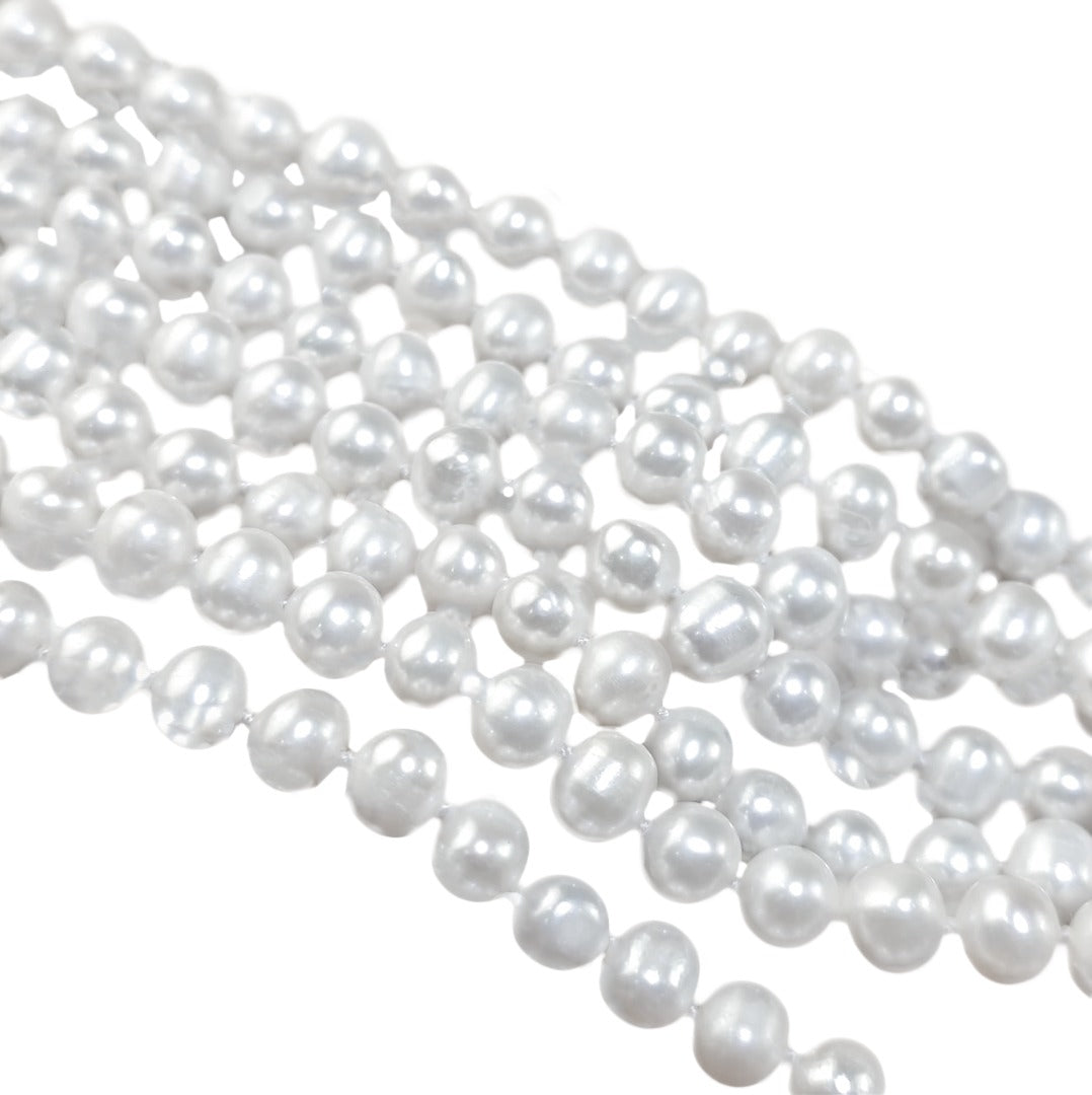 7 Layered Strand Pearl Necklace