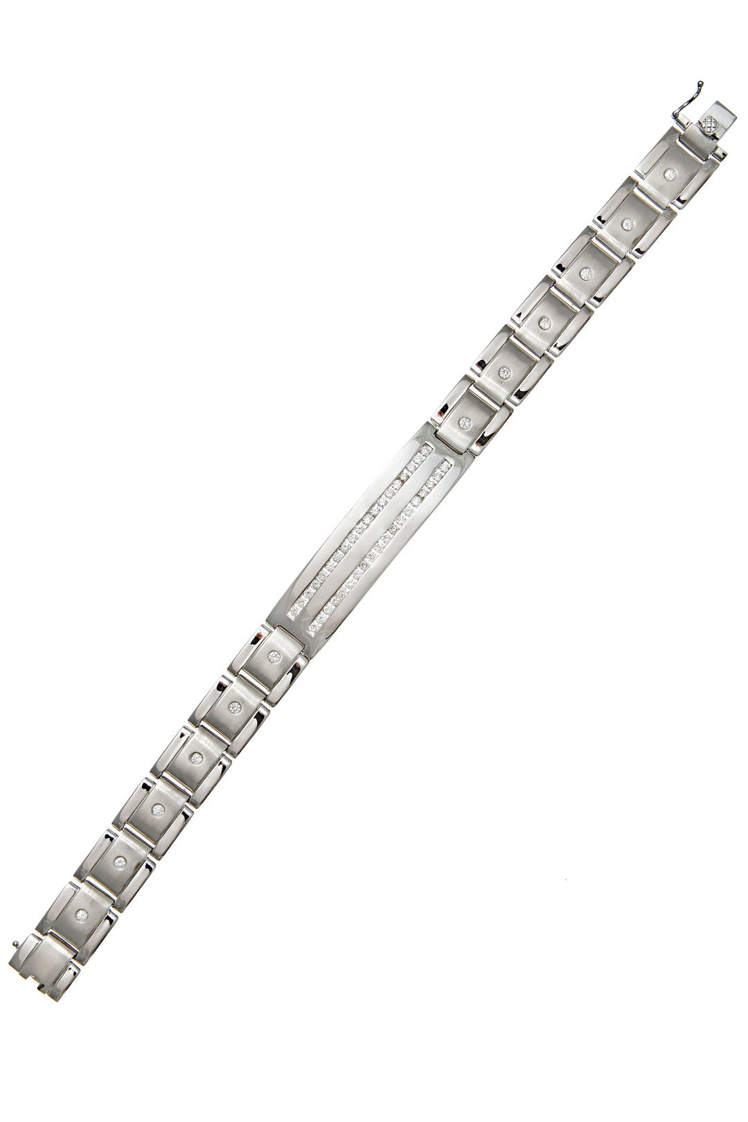 Nehita Signature White Diamond Men Bracelet