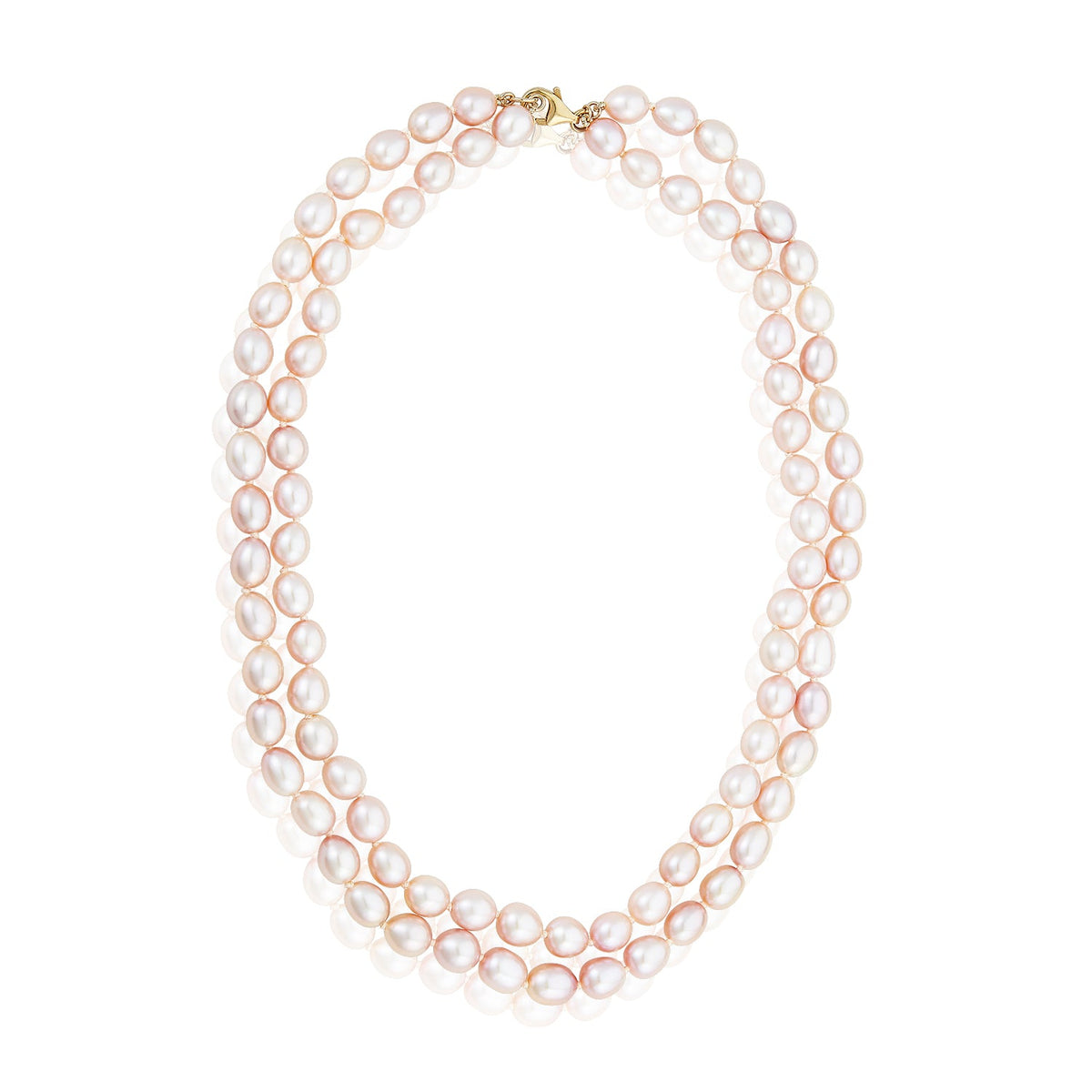 Nehita single layer natural tri color pearl necklace