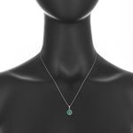 Load image into Gallery viewer, Doublet Emerald  Birthstone Pendant ~ May Birthstone
