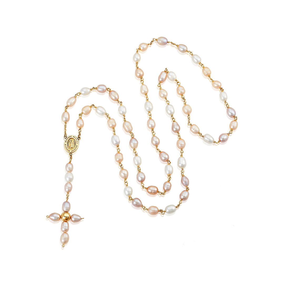 Nehita 14k Gold & Onyx Rosary Necklace