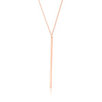 Load image into Gallery viewer, Yellow Gold Single Bar Necklace
