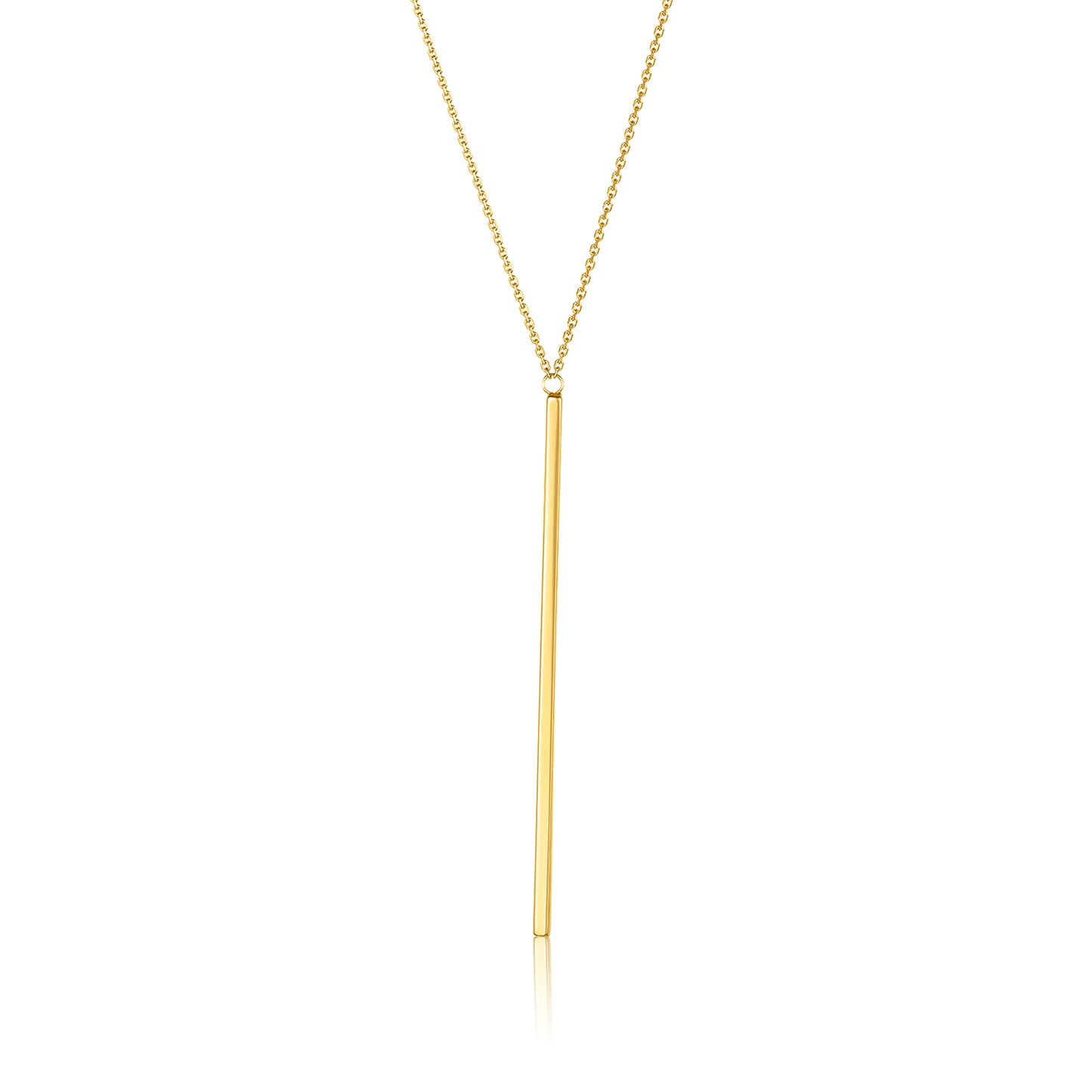 Rose Gold Single Bar Necklace