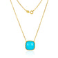 Sierra Turquoise Coral Pendant