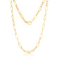 14K Grand Paper Clip Chain Necklace