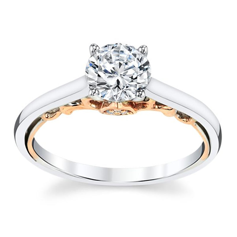 Grace Two Tone Engagement Ring