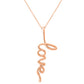 Nehita Rose Gold Dot Love Pendant
