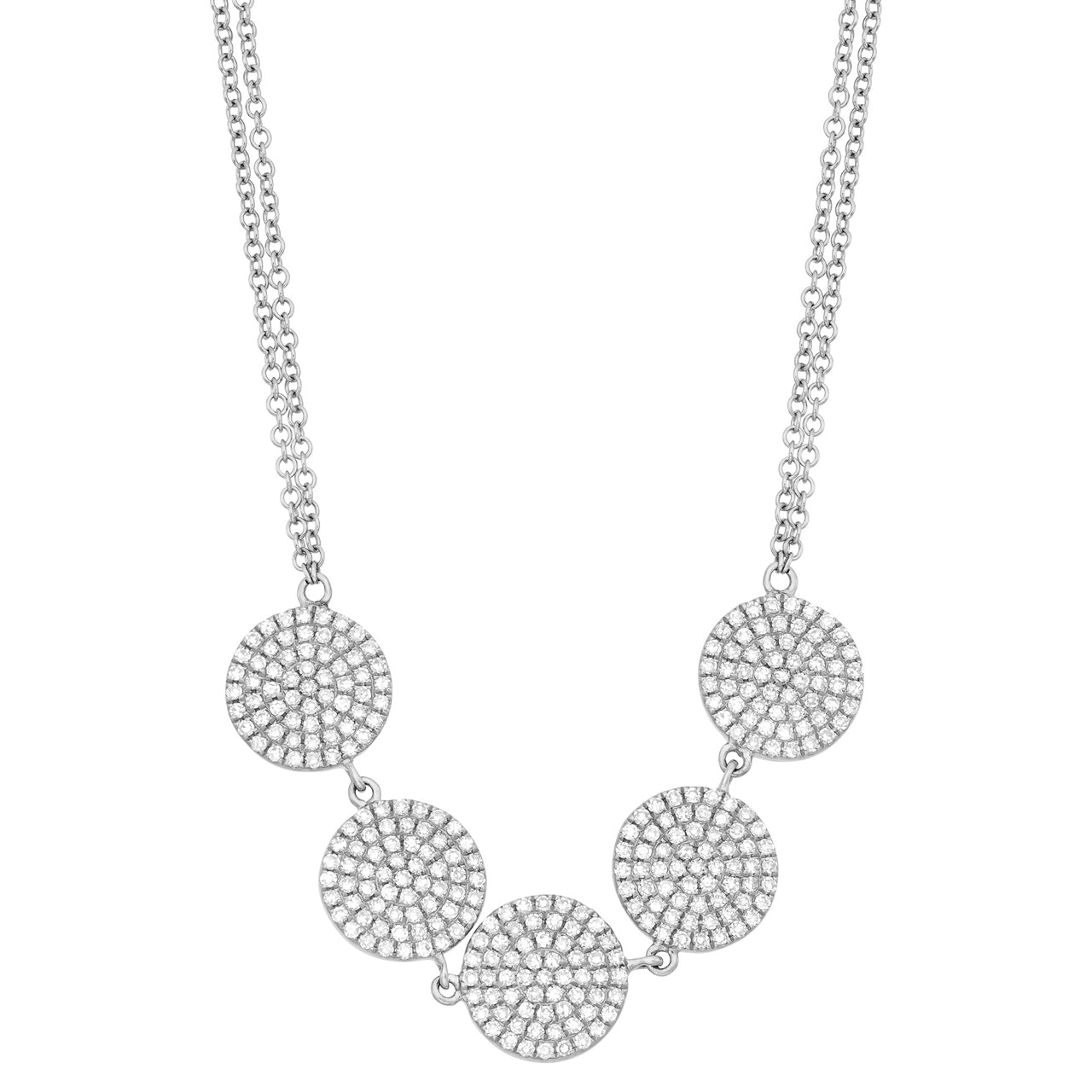 Circle Diamond Necklace