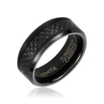 Load image into Gallery viewer, Nehita 7.5mm  Brush Hammered Tungsten Band
