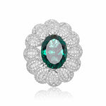 Load image into Gallery viewer, White Gold Changeable Multi-Gemstone Diamond Ring
