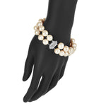 Load image into Gallery viewer, Double Pearl Bracelet
