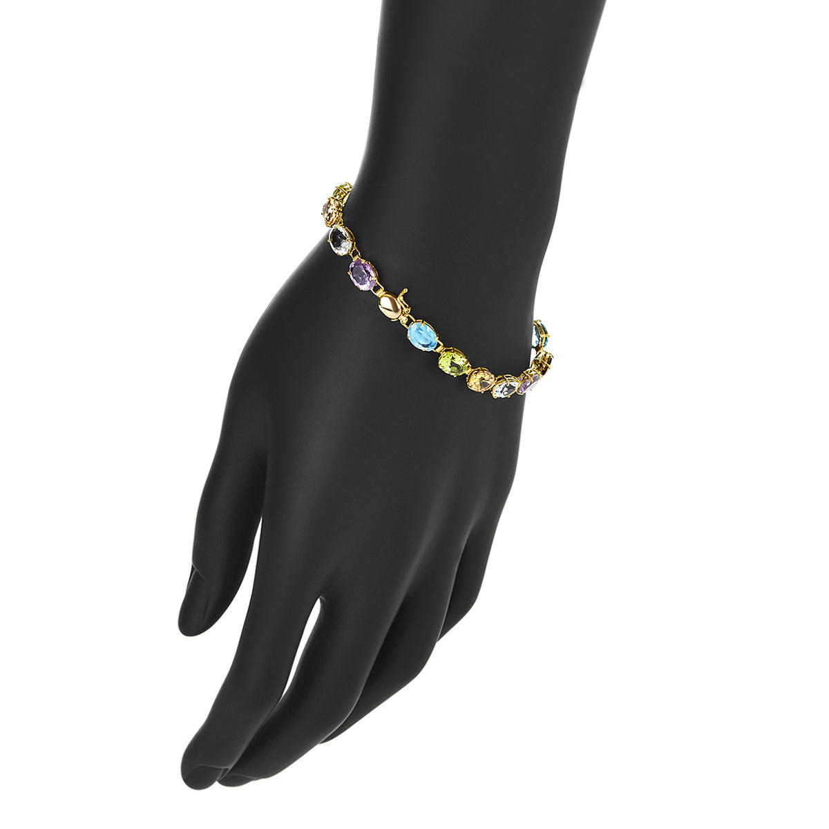 Fancy  multi gemstone bracelet