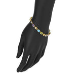 Load image into Gallery viewer, Fancy  Multi Gemstone Bracelet
