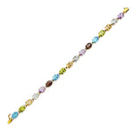 Load image into Gallery viewer, Fancy  Multi Gemstone Bracelet
