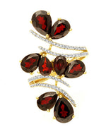 Load image into Gallery viewer, Garnet &amp; Diamond Ring
